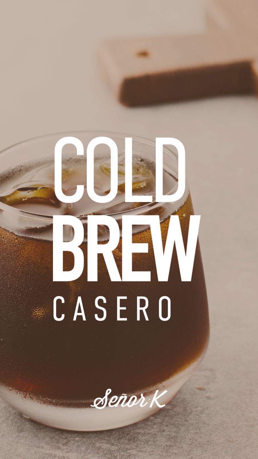 Receta Cold Brew