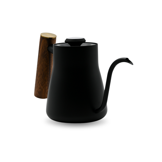 Tetera Cuello de Cisne con Termómetro Señor K Black & Walnut 800ml
