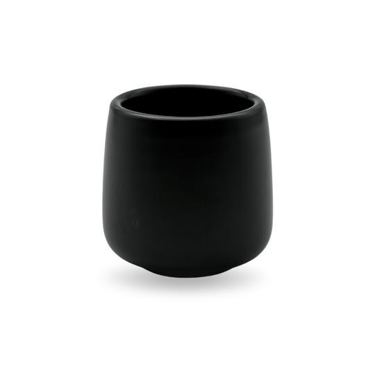 Taza Espresso Doble Pared Señor K Cerámica Negra 80ml