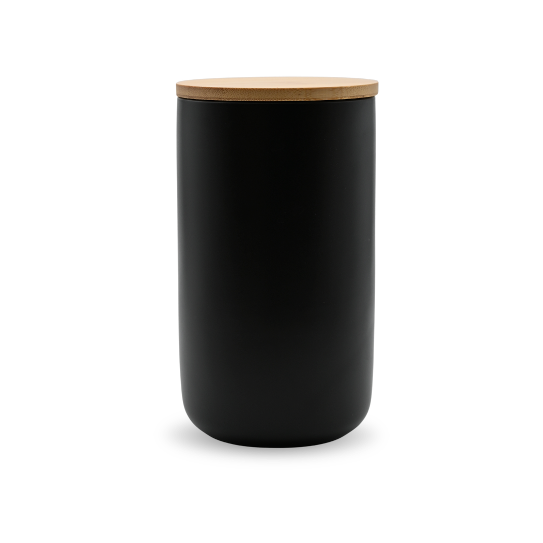 Canister de Cerámica Señor K Black Edition Capacidad 1000ml