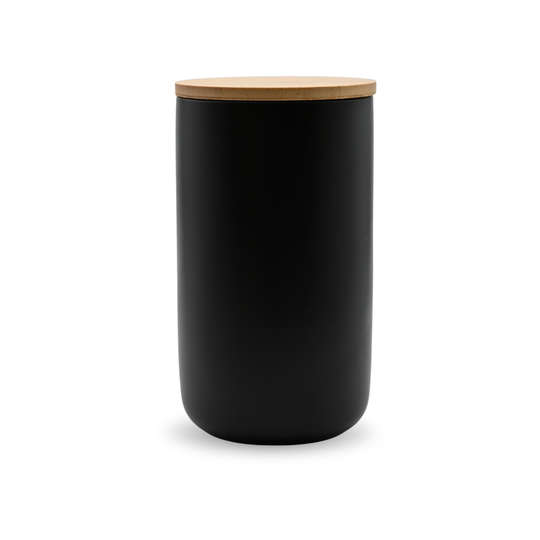 Canister de Cerámica Señor K Black Edition Capacidad 1000ml