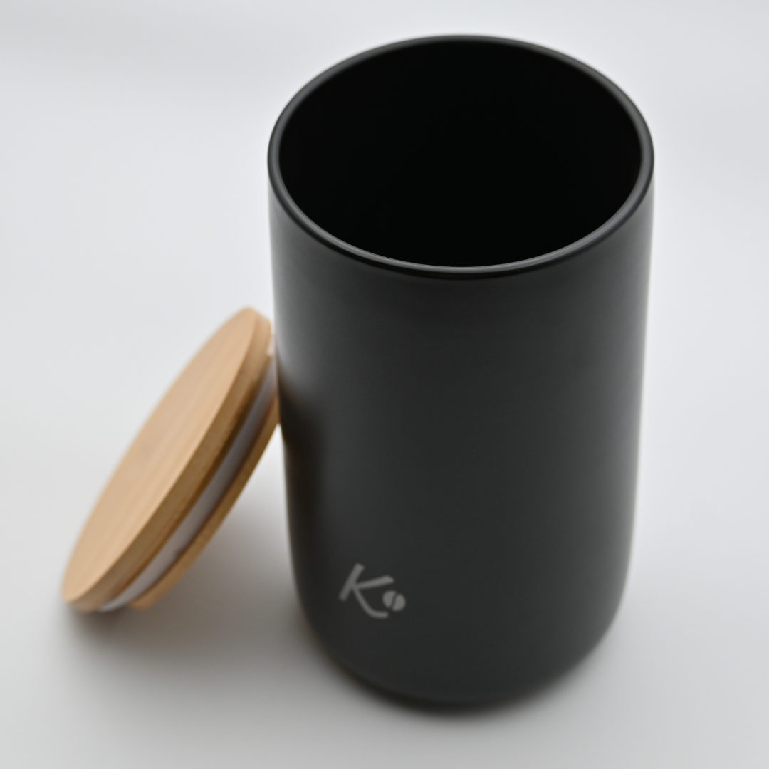 Canister de Cerámica Señor K Black Edition Capacidad 1000ml