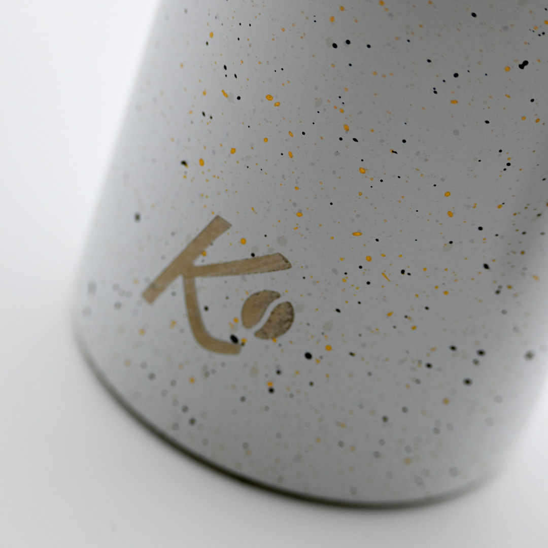 Cafetera Prensa Francesa Edición Blanco Moteado 300ml