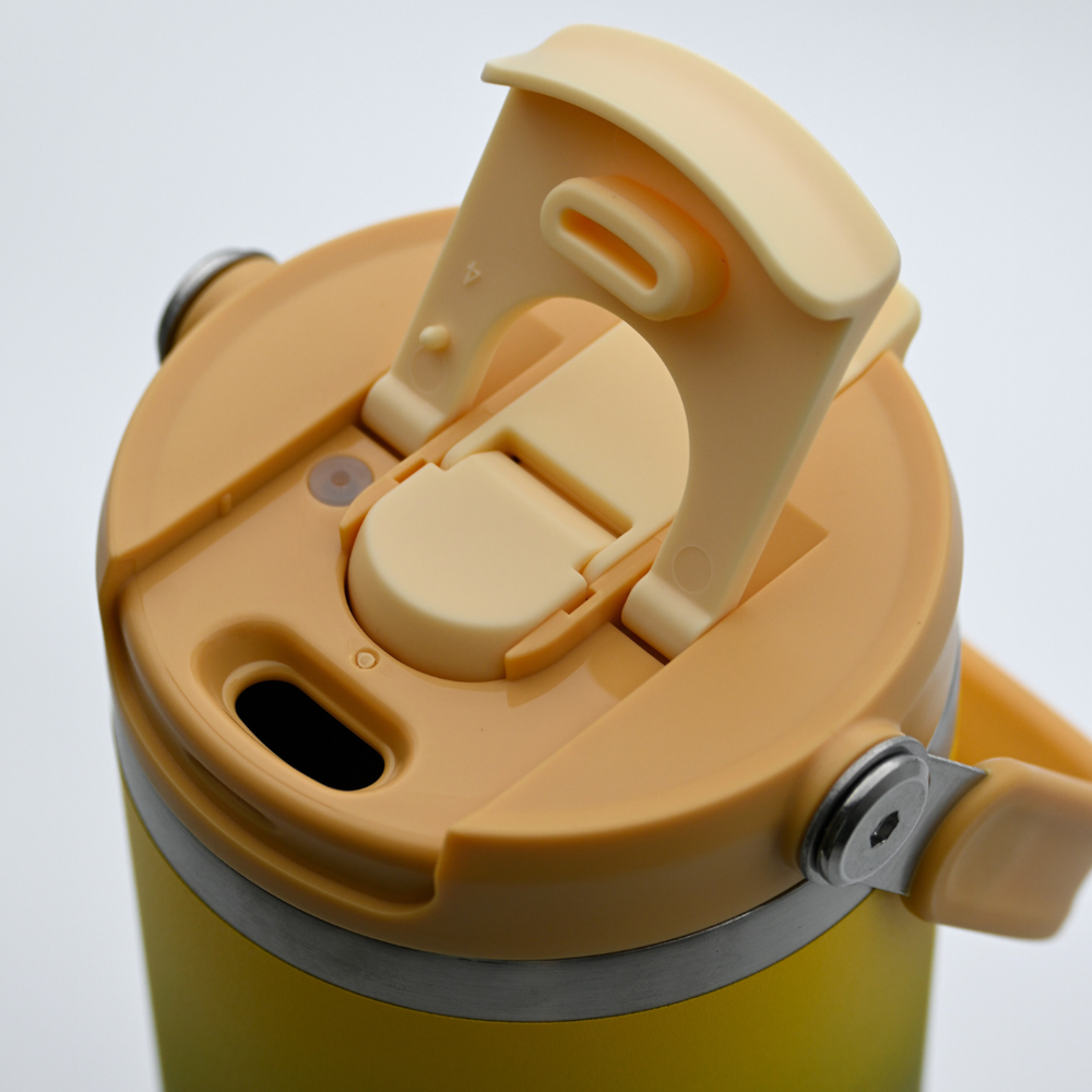 Termo Mug Nómada Señor K Acero Inoxidable - 750ml Amarillo/Negro