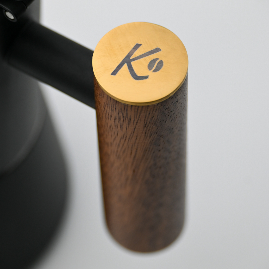 Cafetera Italiana Moka Señor K Edición Black & Wood 300ml