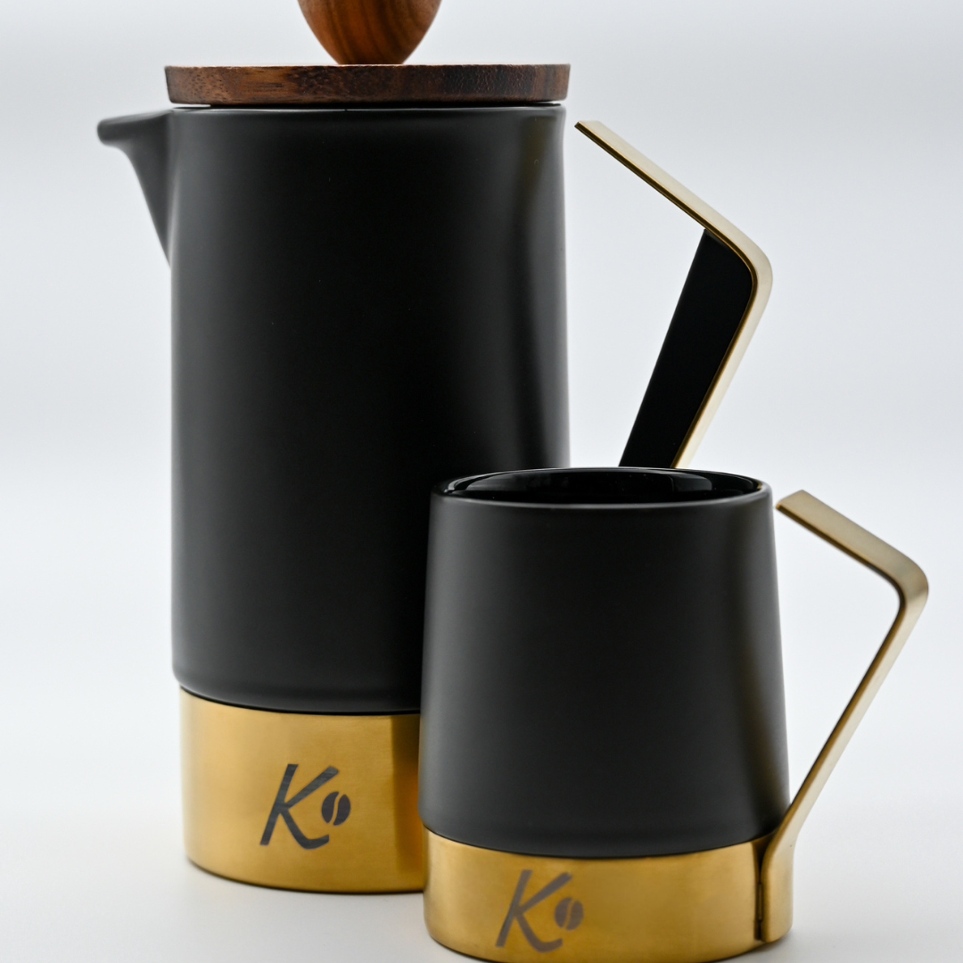Set Prensa Francesa 600ml + 2 Tazas Duke Señor K