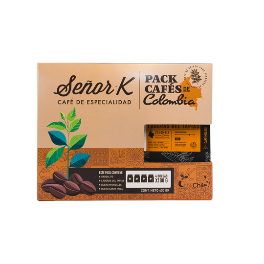 Pack Cafés de Colombia 4x100G