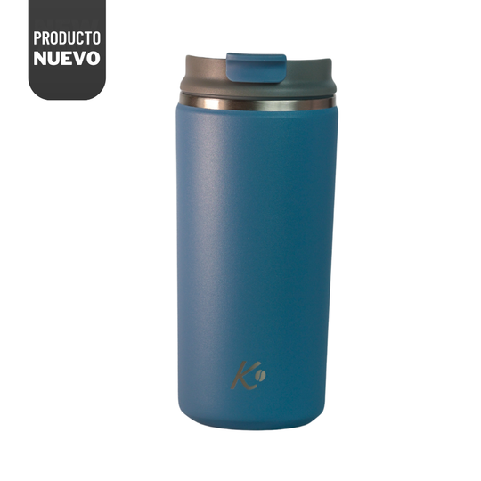 Mug Térmico Señor K Acero Inoxidable 350ml Azul Mate