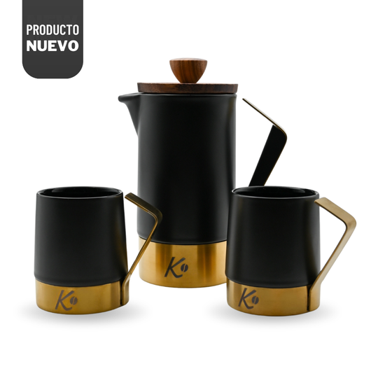 Set Prensa Francesa 600ml + 2 Tazas Duke Señor K