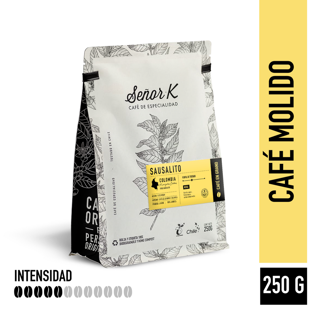 Colombia | Finca Sausalito Bolsa 250 gramos | MOLIDO