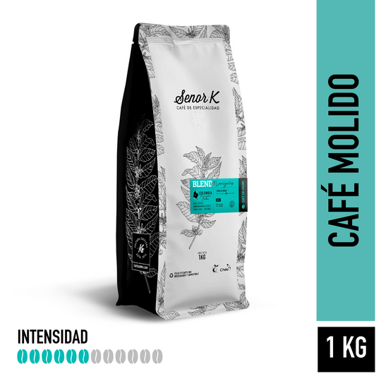 Café de especialidad de Colombia | Blend Manizales Bolsa 1KG | MOLIDO