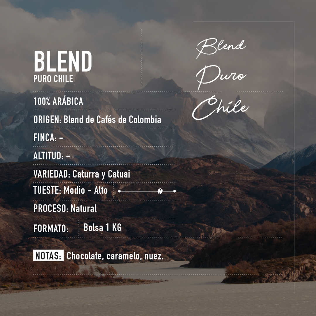 Café de especialidad | Blend Puro Chile Bolsa 1 KG