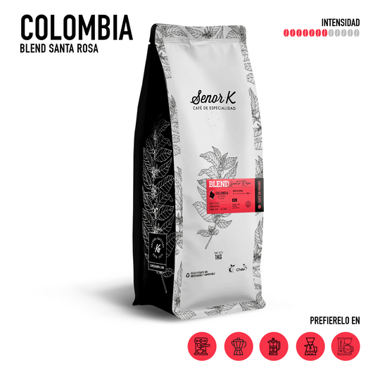 Café de especialidad de Colombia | Blend Santa Rosa Bolsa 1 KG