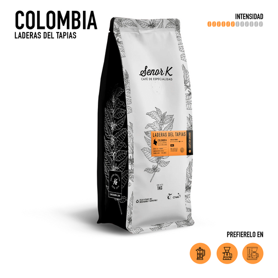 Café de especialidad de Colombia | Laderas del Tapias Bolsa 1 KG