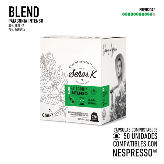 Cápsulas para Nespresso | Blend Patagonia Intenso 50 UNIDADES