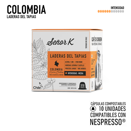 Cápsulas para Nespresso | Colombia Laderas del Tapias