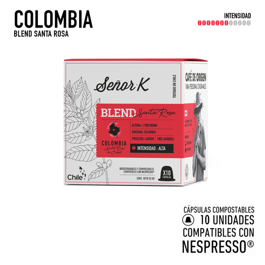 Cápsulas para Nespresso | Colombia Blend Santa Rosa