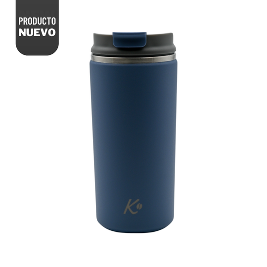 Mug Térmico Señor K Acero Inoxidable 350ml Azul Mate