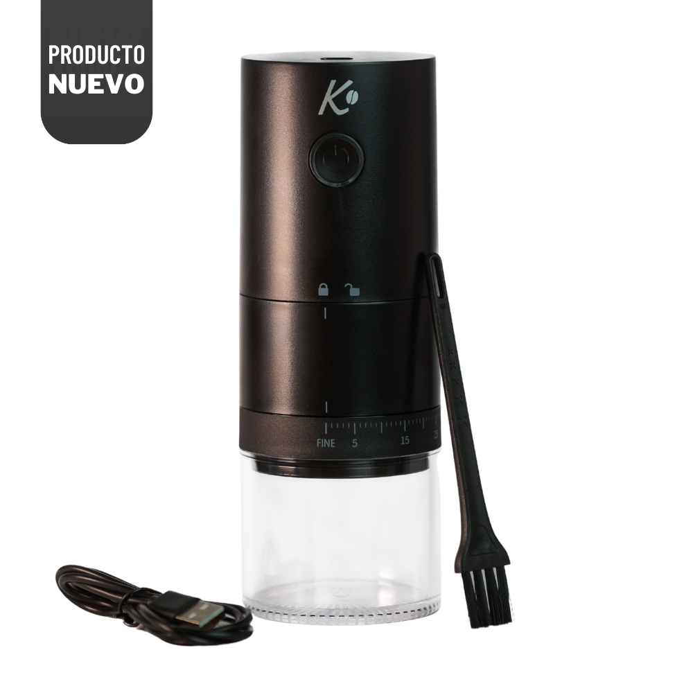 Molinillo de Café Electrico Automático Señor K Negro