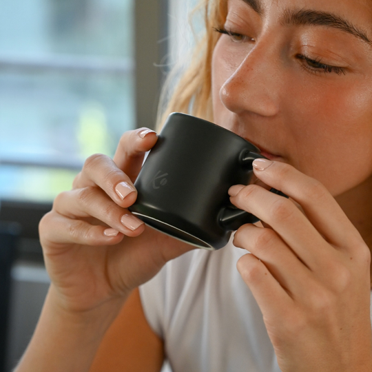 Taza Espresso de Cerámica Señor K Negro Mate 90ml
