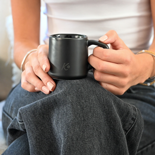 Taza Espresso de Cerámica Señor K Negro Mate 90ml