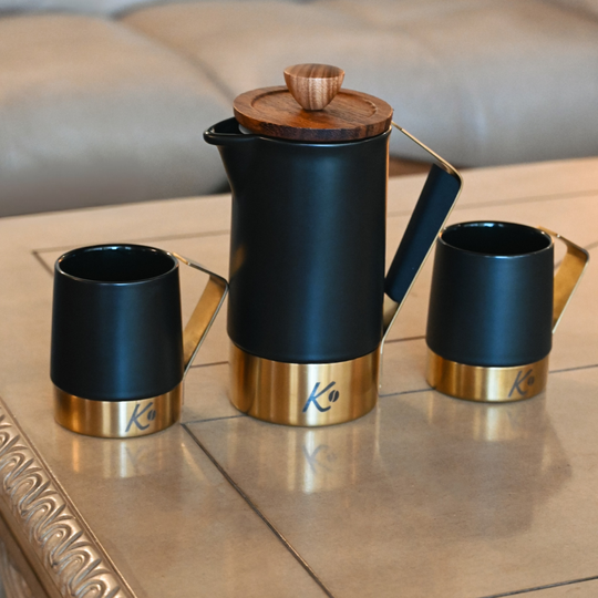 Set Prensa Francesa 600ml + 2 Tazas Duke Señor K