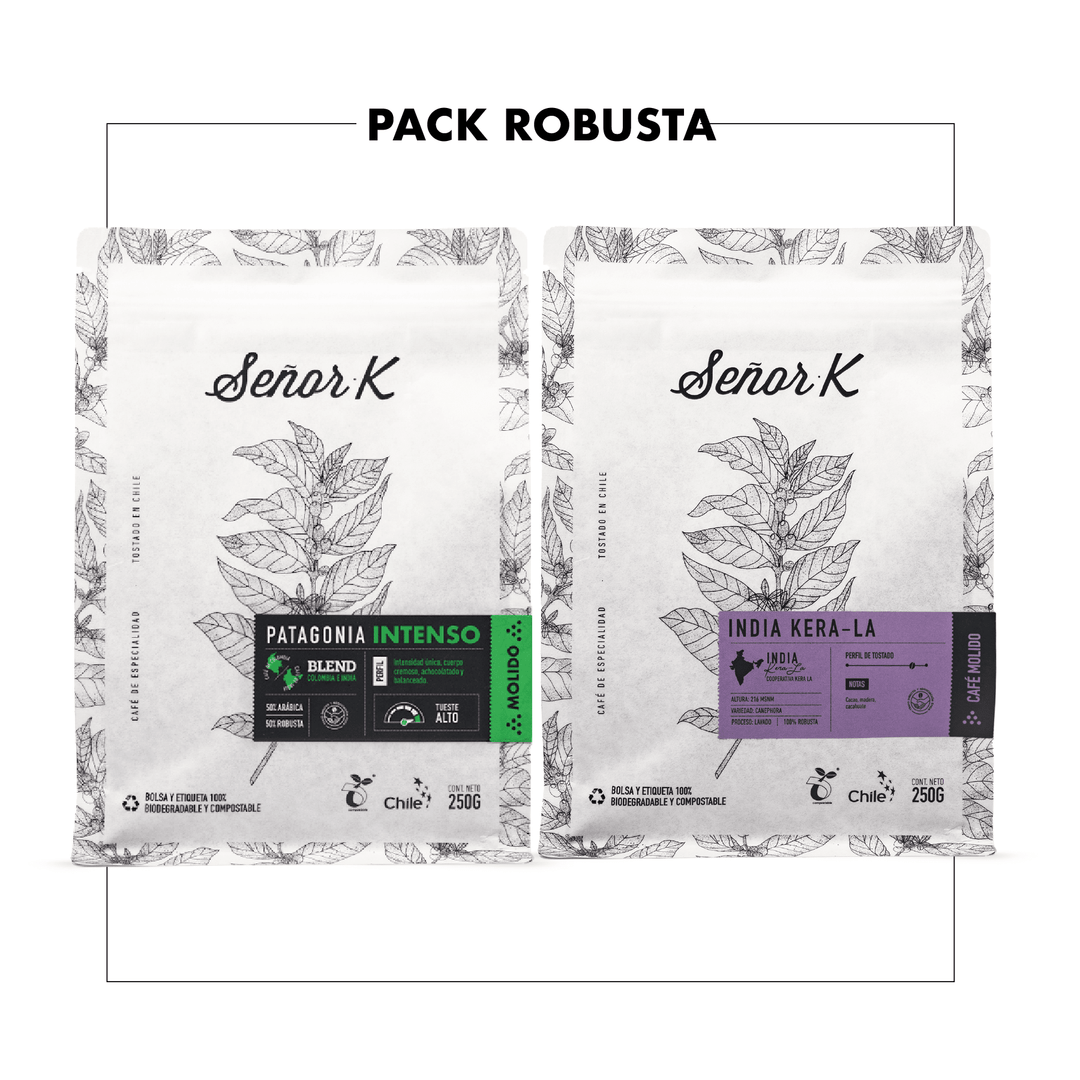 Pack Robusta (Kera La + Patagonia Intenso) | 2 Paquetes de 250G