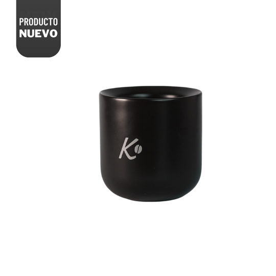Set de 2 Vasos Espresso Señor K - Ceramica Negra 2x100ml