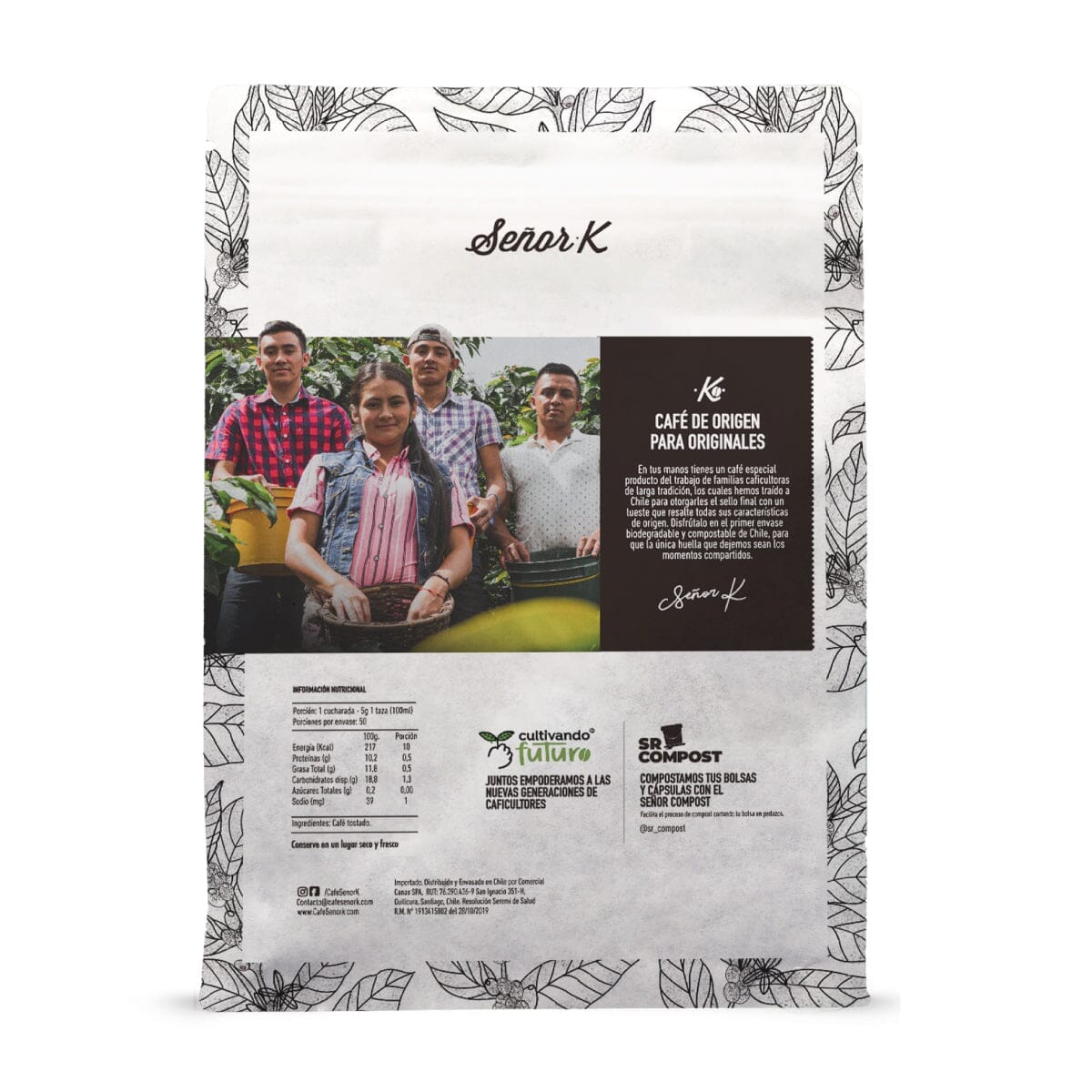 Café de especialidad de Colombia | Finca Sausalito Bolsa 250 gramos (Grano entero/Molido)