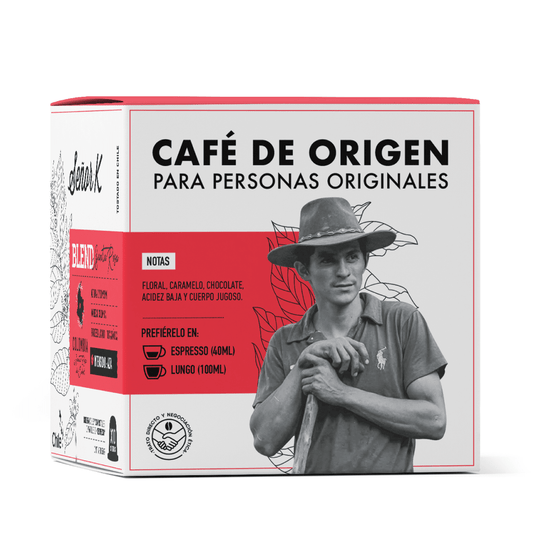 Café colombiano en cápsulas Nespresso