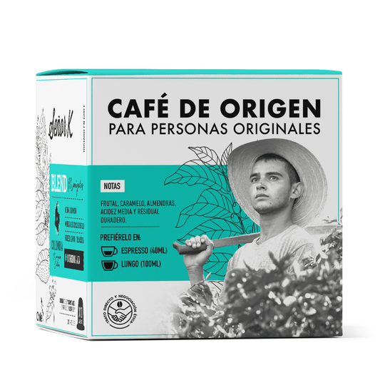 Café de colombia en cápsulas Nespresso 100% compatibles